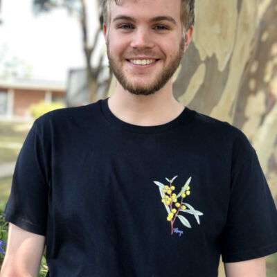  Midnight Wattle on Crew Neck  Thumbnail